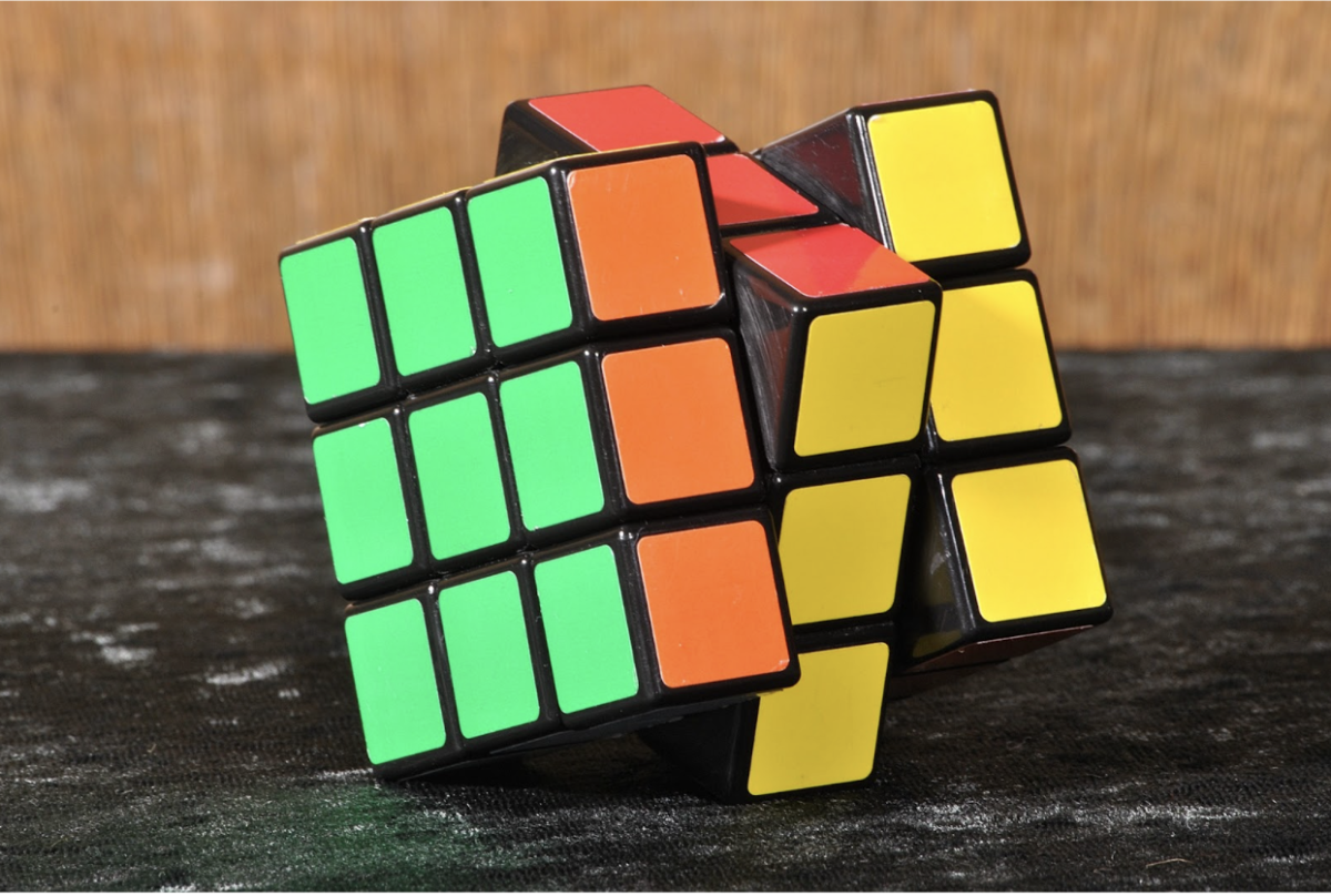 A standard 3x3 Rubik’s cube invented by Hungarian architect Erno Rubik
