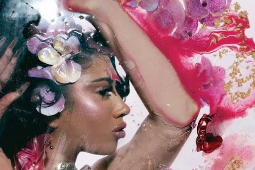 Cropped cover of Kali Uchis’ latest album, Orquídeas,
which was released this January as the fourth album
in her discography (Credit: Geffen Records)
