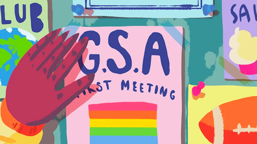 Gay-Straight Alliance meetings are a great way for young members of the LGBTQIA+ community to build healthy support systems. (them.us)
