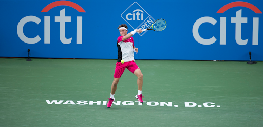 Casper Ruud at the 2017 Citi Open Tennis Tournament in D.C.
(photo from Wikimedia Commons by info@keithallisonphoto.com)